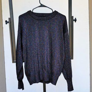 NWT Nine West Multi Sparkle Metallic Sweater